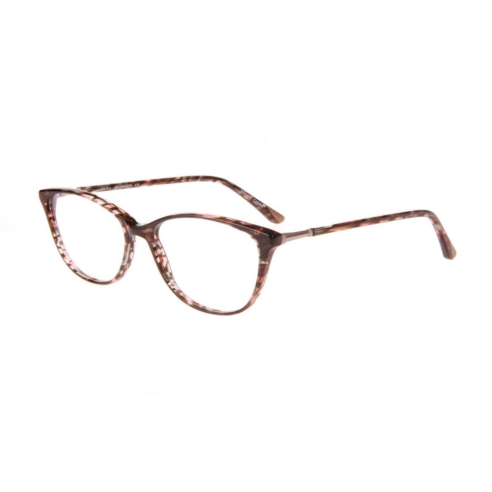 NEW Thin & Light QUILL Brown Tortoise SKIMMER Eyeglasses 52/15/140 with Case